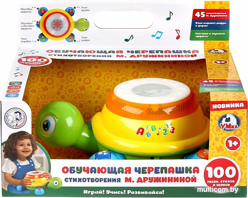 Интерактивная игрушка Умка Черепашка B1251903-R