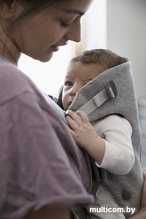 Рюкзак-переноска BabyBjorn Mini 3D Jersey (светло-серый)