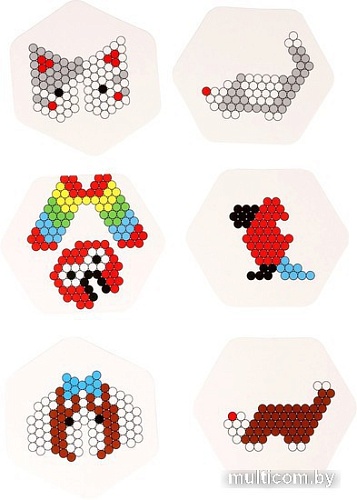 Аквамозаика Bondibon Аквамозаика 3D 3 фигуры Кошка собака попугай ВВ5254