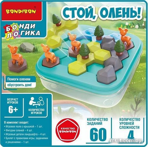 Развивающая игра Bondibon Стой, олень! ВВ5835