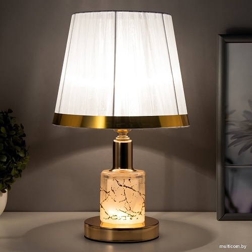 Торшер Risalux Джустина 7824048 (белый/золото)