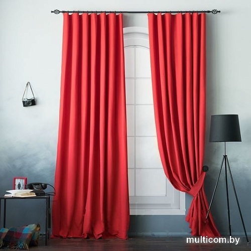 Комплект штор Pasionaria Билли 340x240 с подхватами (красный)