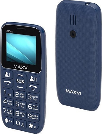Телефон Maxvi B110ds (синий)