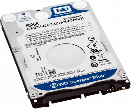 Жесткий диск WD Blue 500GB (WD5000LPVX)