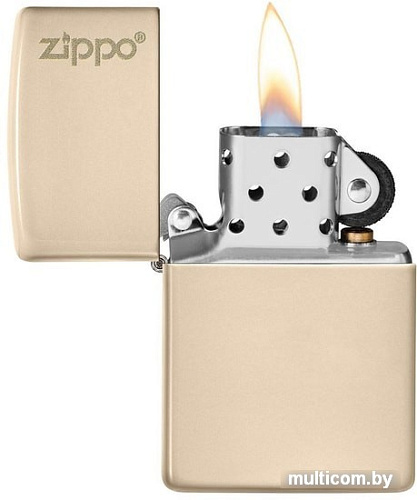 Зажигалка Zippo Classic Flat Sand Zippo Logo 49453ZL