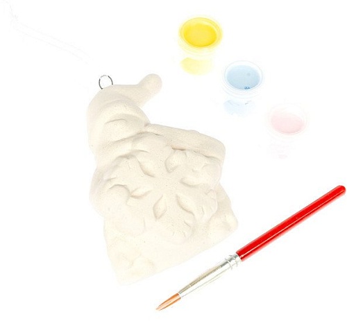 Набор для создания поделок/игрушек Bondibon Елочные украшения. Снеговичок ВВ1600-1