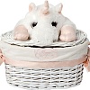 Корзина Natural House Единорог EW-86 XS (белый)