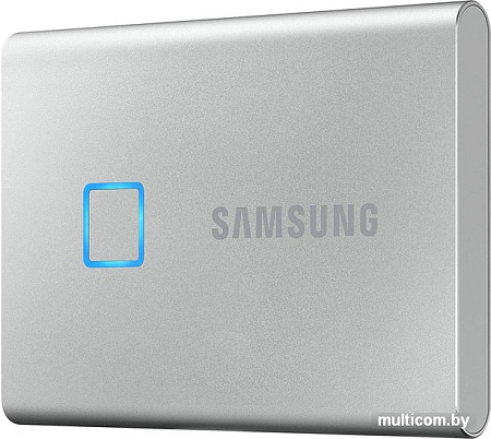 Внешний накопитель Samsung T7 Touch 1TB (серебристый)