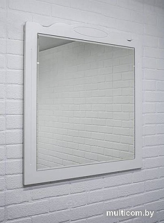 Зеркало Домино Rich 80 (белое дерево)