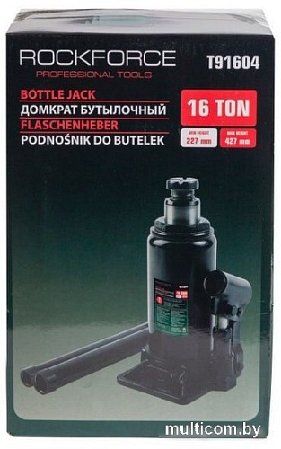 Бутылочный домкрат RockForce RF-T91604(Euro) 16т