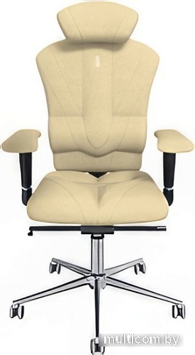 Кресло Kulik System Victory (экокожа, песочный с подголовником)