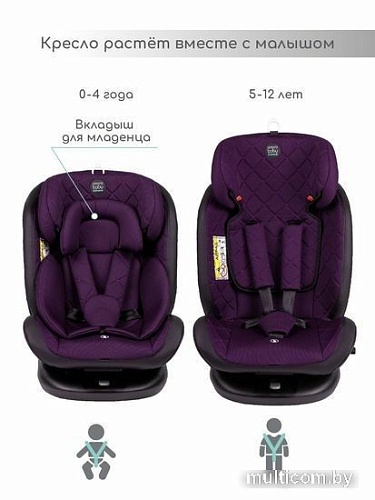 Детское автокресло Amarobaby Brilliant Isofix AMARO-2003-BrF (фиолетовый)