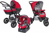 Универсальная коляска Chicco Trio Activ3 (3 в 1, red berry)
