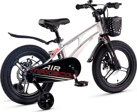 Детский велосипед Maxiscoo Air Pro 16 2025 MSC-A1645P (серый жемчуг)