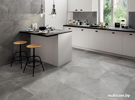 Керамогранит (плитка грес) Tubadzin P-Remos Grey Mat (598x598)