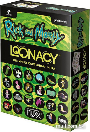 Настольная игра Мир Хобби Loonacy: Рик и Морти