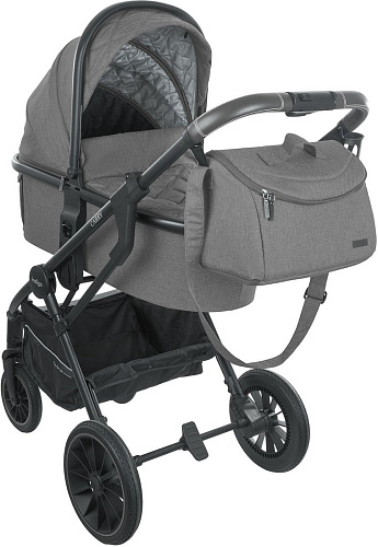 Универсальная коляска Indigo Carry (3 в 1, серый)