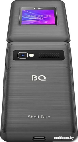 Кнопочный телефон BQ BQ-2412 Shell Duo (черный)