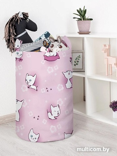 Корзина JoyArty Цветочные коты toba_28456_L