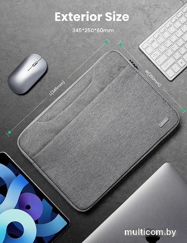 Сумка Ugreen 50337 14"-14.9" (серый)