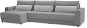 Угловой диван Mio Tesoro Таун 264 1.5ек-1.5ек-1.5пф (1363 серый)
