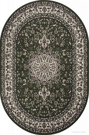 Ковер для жилой комнаты Merinos Gavana D411-OVAL-GREEN (1х2)