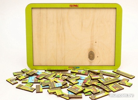 Мозаика/пазл WoodLand Toys Тетрис большой Карта города 065104