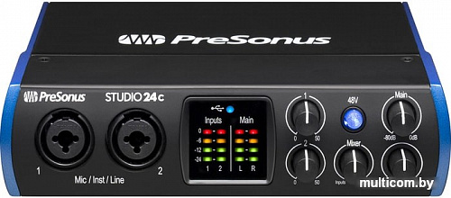 Аудиоинтерфейс PreSonus Studio 24c