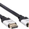 Кабель VCOM CG635-7.5M DisplayPort - DisplayPort (7.5 м, черный/серый)