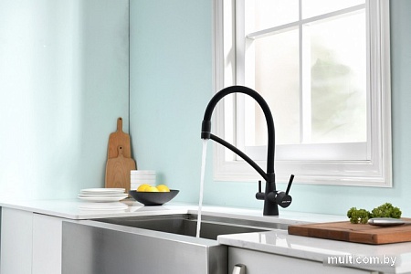 Смеситель Paulmark Siegen SI213111-BRW (бронза/белый)