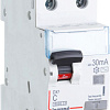 Дифференциальный автомат Legrand DX3 1P+N C 10A 30мА 6kA 2M 411000