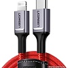 Кабель Ugreen US298 20309 USB Type-C - Lightning (1 м, красный)