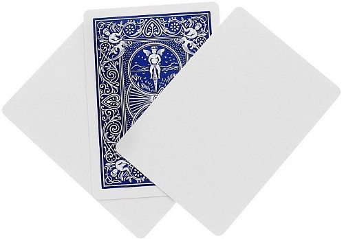 Игральные карты Bicycle Blank Face Blue Back 1019709