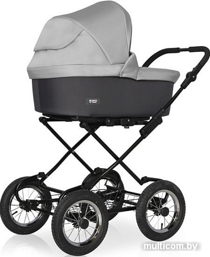Универсальная коляска Riko Basic Bella Classic (2 в 1, 01/серый/графит)