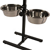Миски на подставке Duvo Plus Twin feeder H-stand + bowls XL