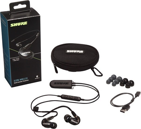 Наушники Shure SE215-K+BT2-EFS