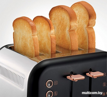 Тостер Morphy Richards Accents Rose Gold Schwarz 242104EE