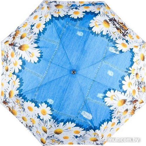 Зонт Moschino 7026-OCA Denim Daisies Multi