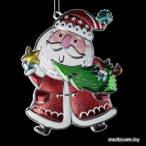 Елочная игрушка Erich Krause Decor 2 украшения Дед Мороз 49592