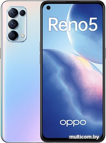 Смартфон Oppo Reno5 CPH2159 8GB/128GB (серебристый)