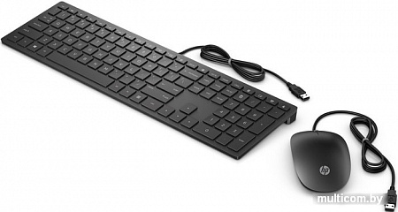 Мышь + клавиатура HP Pavilion 400 (черный)