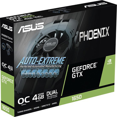 Видеокарта ASUS Phoenix GeForce GTX 1650 Evo OC Edition 4GB GDDR6 PH-GTX1650-O4GD6-P-EVO