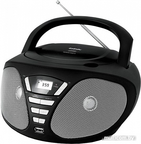 Портативная аудиосистема BBK BX180U (черный/серый)