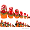 Развивающая игра Брестская Матрешка С цветами лилии и ромашки (набор 7 шт)