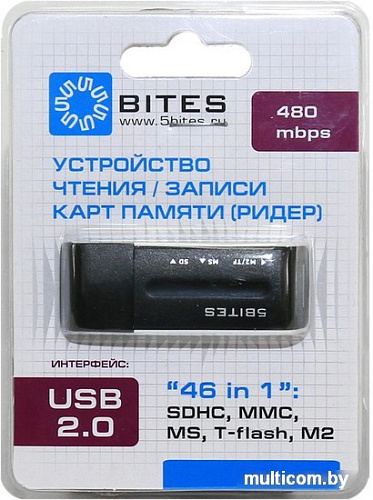 Кардридер 5bites RE2-102BK
