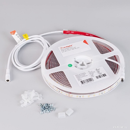 Светодиодная лента Arlight 8W/m 80Led/m 2835SMD дневной белый 5M RTW-PS-A80-12mm 24V Day4000 045161