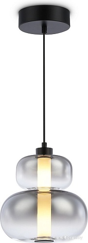 Подвесная люстра Ambrella light LH11052 BK/SM (черный/дымчатый)
