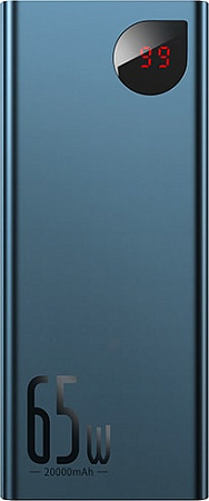 Портативное зарядное устройство Baseus Adaman Metal Digital Display PPIMDA-D03 20000mAh (темно-синий)
