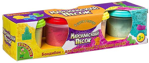Песок кинетический Bondibon Марсианский песок ВВ2728