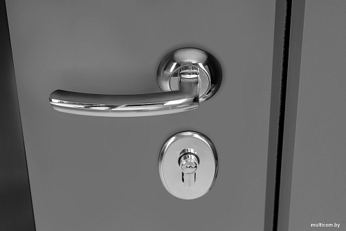 Металлическая дверь Guard MG60 МДФ/МДФ 87х205 левая (серый/белый ясень)